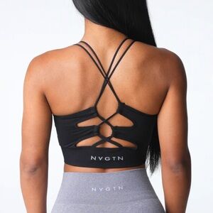 NVGTN Black Thrive Seamless Bra
